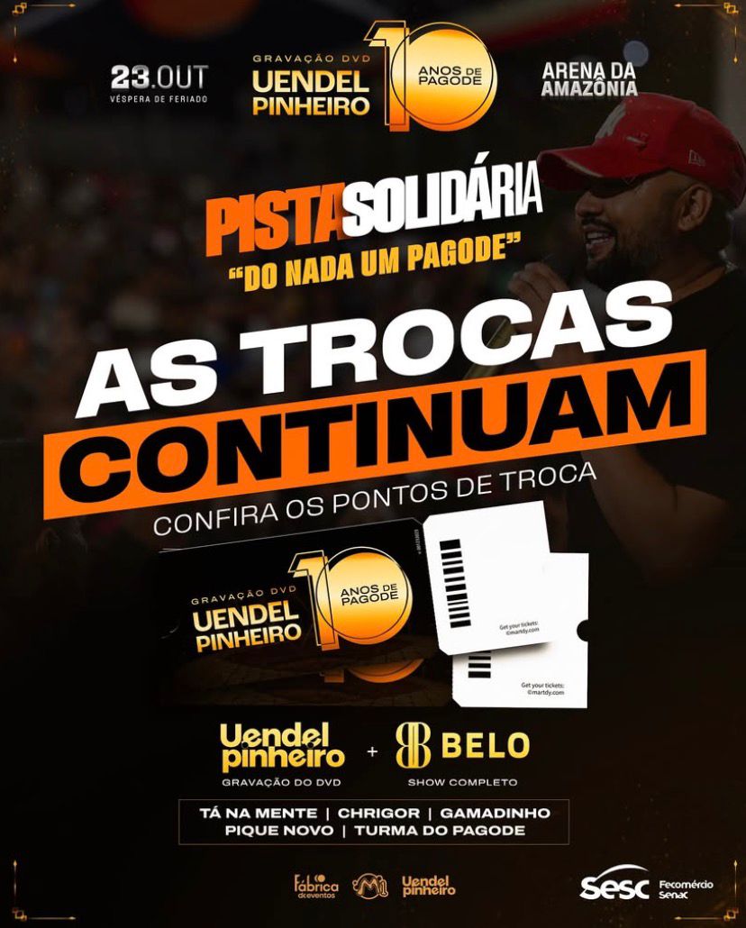 Corre! As trocas continuam mas nao deixe pra cima da hora que pode esgotar a qualquer momento!