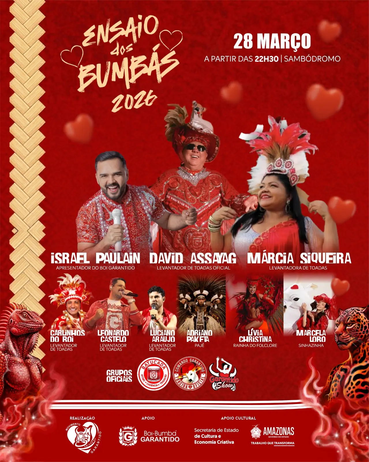 O coração da Amazônia vai bater mais forte no Sambódromo