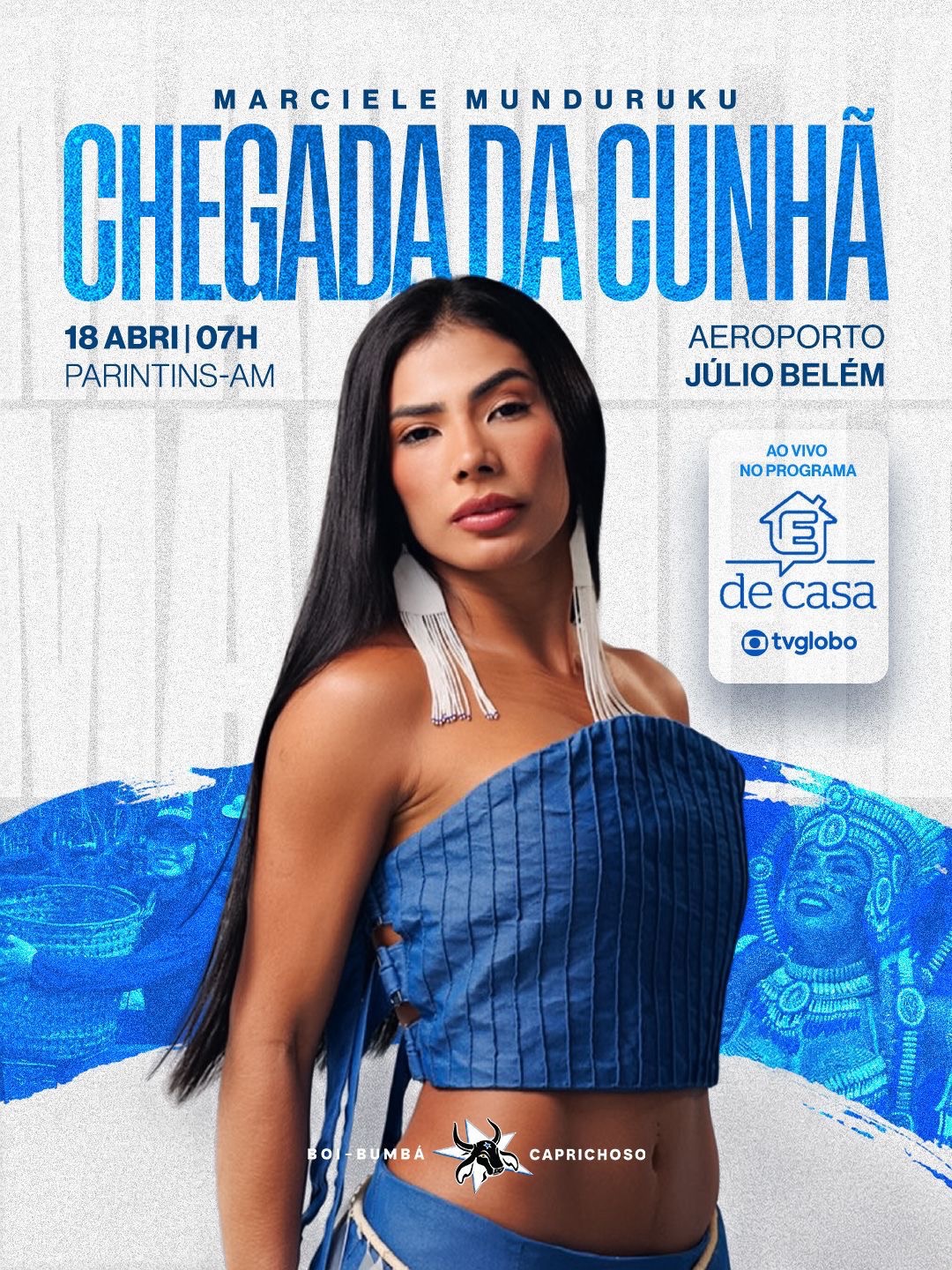 Parintins recebe Marciele Albuquerque, voz da Amazônia e símbolo da cultura popular brasileira