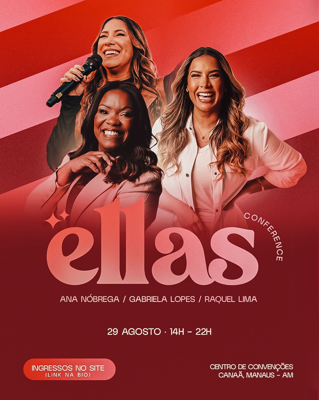 Conferência ELLAS 2026 reúne mulheres em Manaus com a proposta de despertar propósito e influência