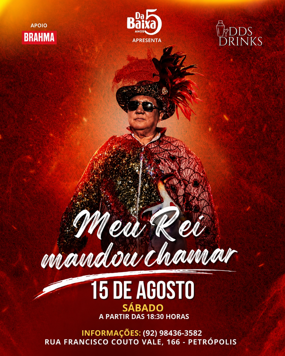 David Assayag comanda noite de reencontro da Nação Encarnada no Da Baixa Bar